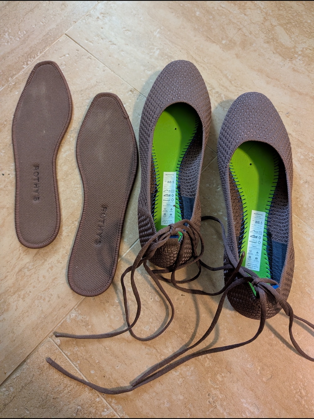 Rothy's Tie Ballet Flats - Picture 3 of 5
